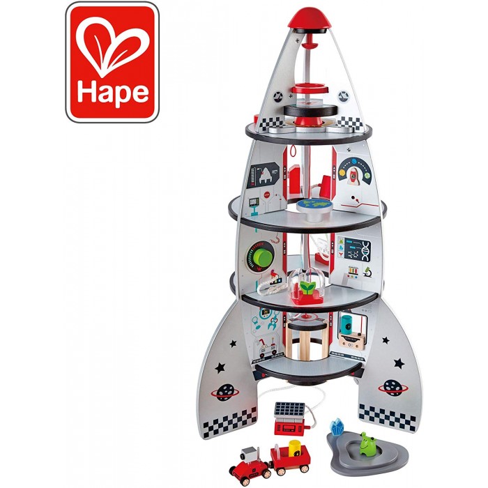 Racheta spatiala din lemn - statie spatiala Hape